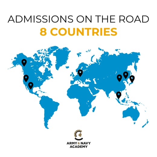 Admissions on the Road to 8 countries