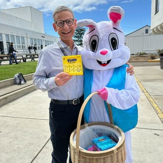 ANA President and Easter Bunny