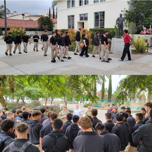 SDSU tour with ANA Cadets