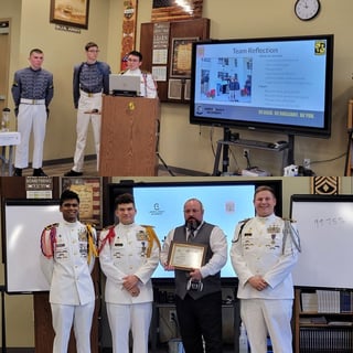 JPA inspection of the ANA Corps of Cadets