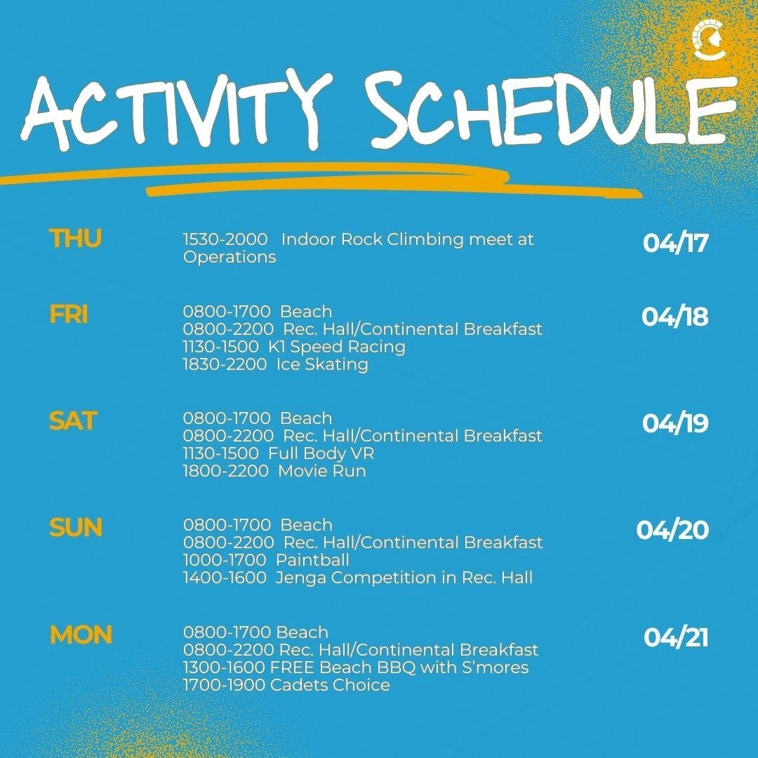 Activity Schedule