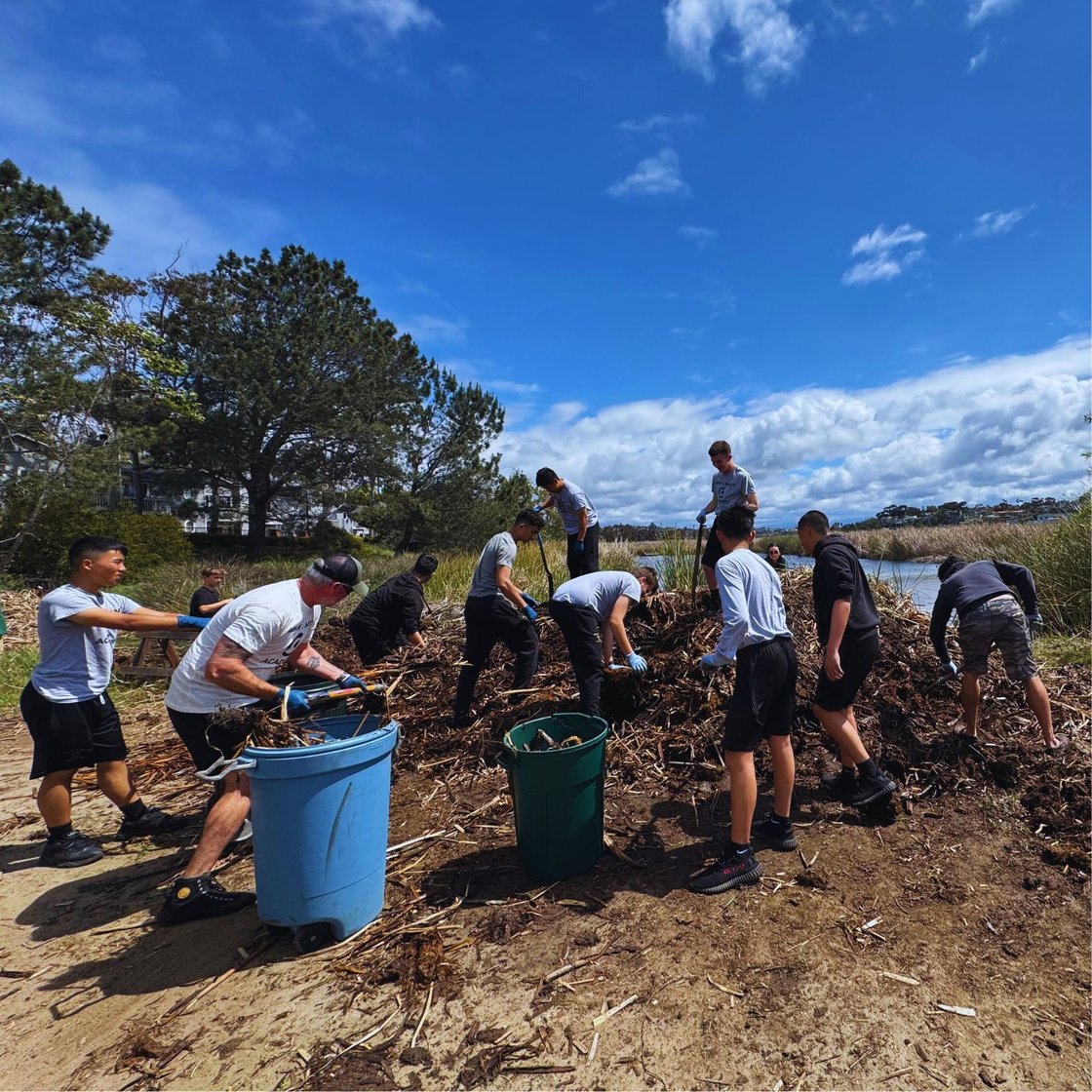 lagoon cleanup